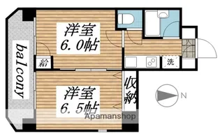メゾン・ド・エグレット【6階】の間取り