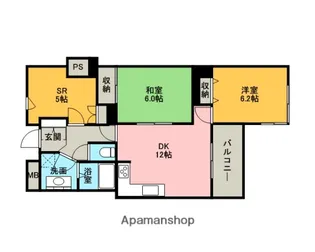 ロイヤルマンション【404号室】の間取り