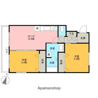 フロンティア【2階】の間取り