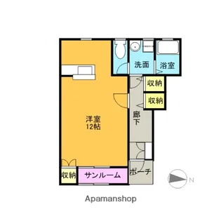 グランビルポートタウン【1階】の間取り