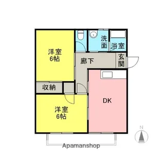 レジデンス48【103号室】の間取り