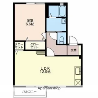 アペックスC【2階】の間取り