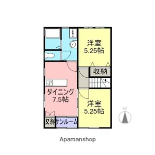 グランデールイトウ【202号室】の間取り