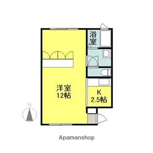 ラ・ポール【102号室】の間取り
