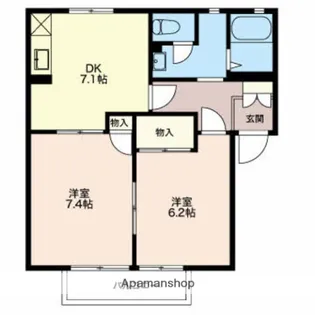 ファミール【2階】の間取り