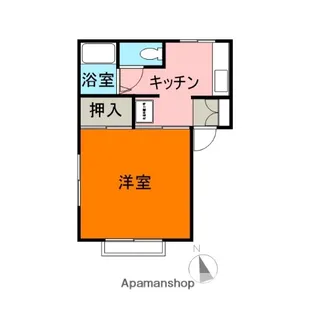 池の原ハイツ2【A号室】の間取り