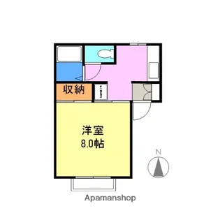 池の原ハイツⅡ【K号室】の間取り