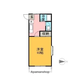 桃の木荘【1階】の間取り