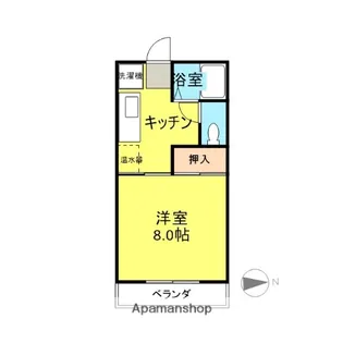 桃の木荘【105号室】の間取り