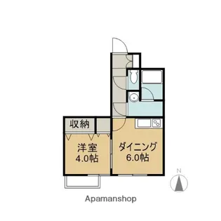 ライオンズマンション高田【7階】の間取り