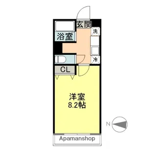 ベロウ桜城【1階】の間取り