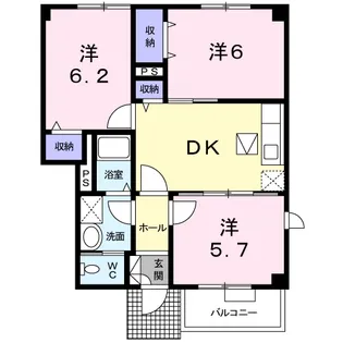 スノー ヒーロー A【1階】の間取り