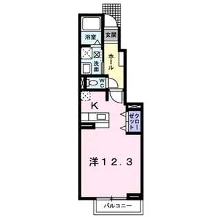 エテルノ カーサ【1階】の間取り