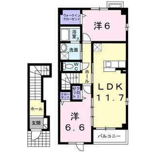 ハーモニー Ⅵ【2階】の間取り
