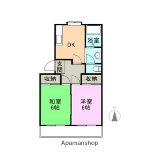 エイペックスⅠ【1階】の間取り