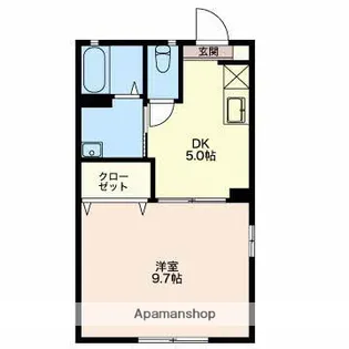 パストラル新光町Ⅱ【201号室】の間取り