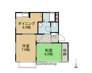 サニーガーデン【201号室】の間取り