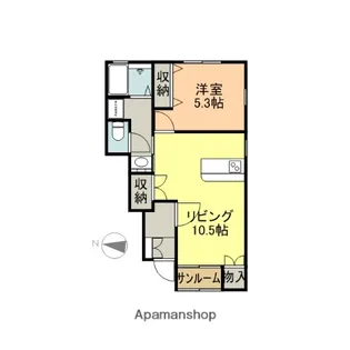 アレグリア【102号室】の間取り