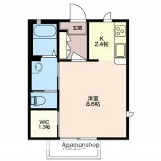 ディアスビーネ高田【2階】の間取り