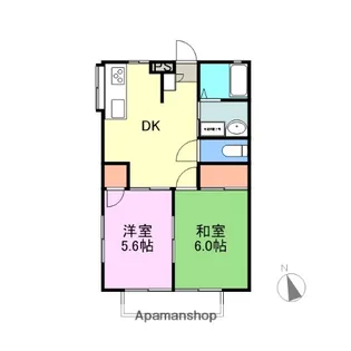 フレンドパレス【1階】の間取り