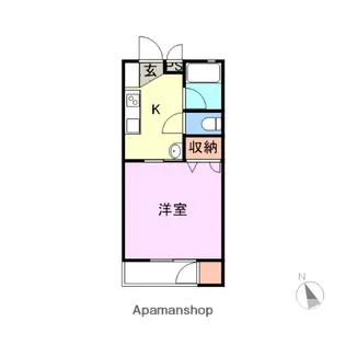 フレンドパレス【1階】の間取り