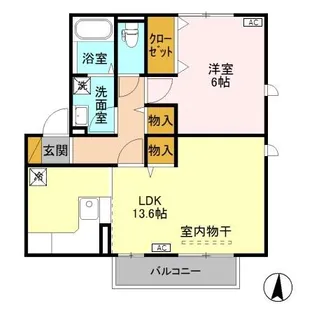 レセンテ【2階】の間取り