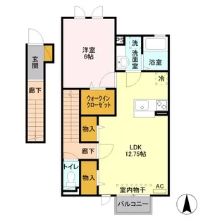 セーフハウス【2階】の間取り