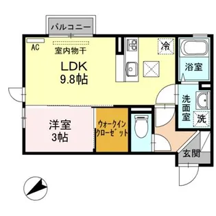 Glanz−K【1階】の間取り