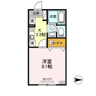 マイルド C【1階】の間取り