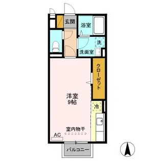 ベリーズ【1階】の間取り