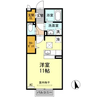 プラムコート【2階】の間取り