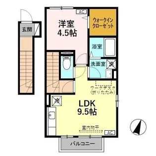 CASAフィオーレ【2階】の間取り