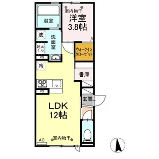 ノーブル スクエア C【2階】の間取り