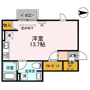 GROWING【2階】の間取り