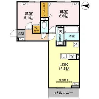 ルノンII【3階】の間取り