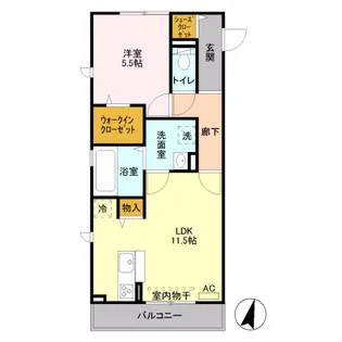 アヴニール シャトー【2階】の間取り