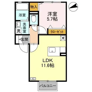 メゾン・ド・ジュネス B【2階】の間取り