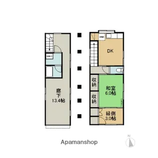 新潟県上越市本城町【一戸建】の間取り