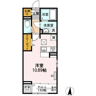 レイクサイド【1階】の間取り