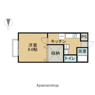 モン・レーヴピエース【1階】の間取り