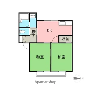 エスペランス【2階】の間取り