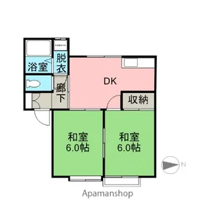ハイムカミーリアA【2階】の間取り