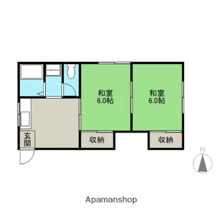タウンハイツファミール【2階】の間取り