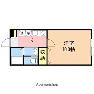 BUENA関屋大川前【1階】の間取り
