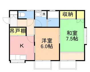 レジデンス・ナカジマA棟【207号室】の間取り