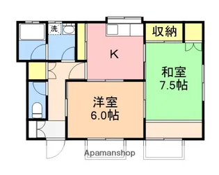 レジデンス・ナカジマA棟【107号室】の間取り
