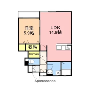 メゾン・ミント【1階】の間取り