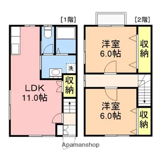 スィートパレス【A号室】の間取り