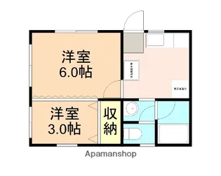 ガーデニアガーデン【1階】の間取り