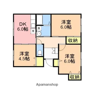 ミツクラ来夢館【103号室】の間取り